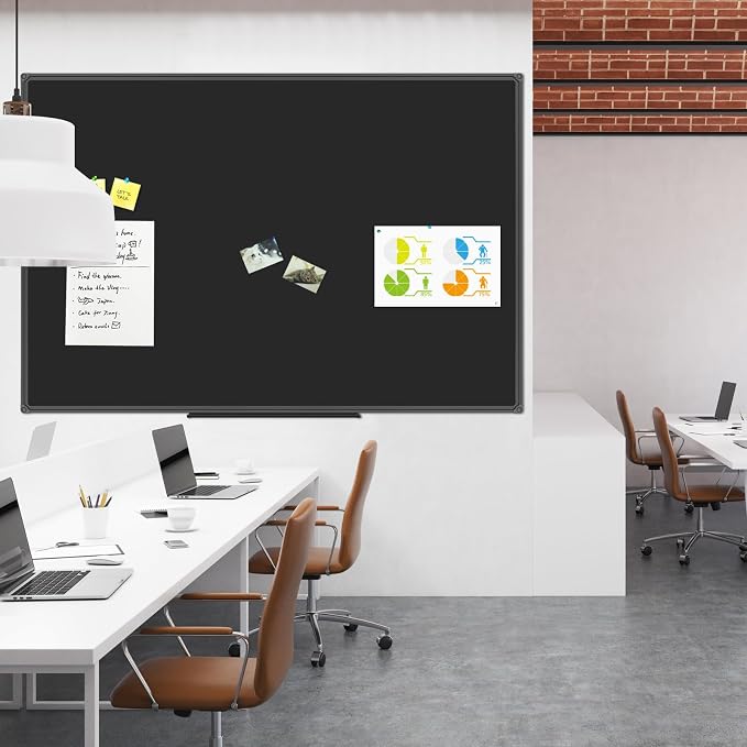 JILoffice Magnetic Chalkboard/Black Board 60 x 40 Inch - Image 5