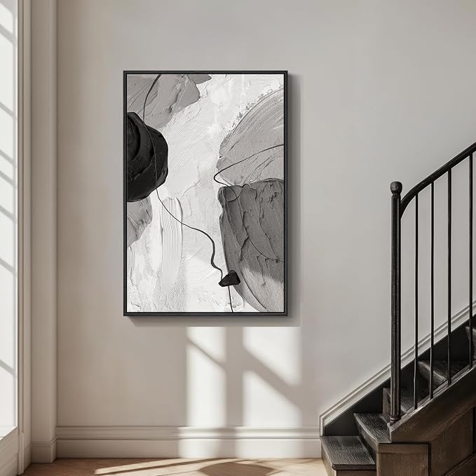Extra Large Framed Abstract Wall Art - Image 4