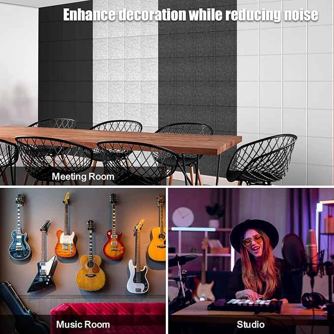 Sonicism 12 Pack Acoustic Wall Panels - Image 7