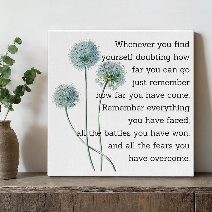 Motivational Quotes Wall Art Decor, Inspirational Graduation Decor Gift - Image 4