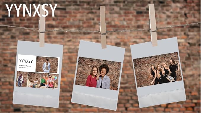 YYNXSY 6X4FT Large Fabric Brick Background - Image 6