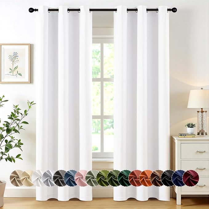 MIULEE Blackout Curtains for Bedroom Living Room 2 Panels, Thermal Insulated by MIULEE