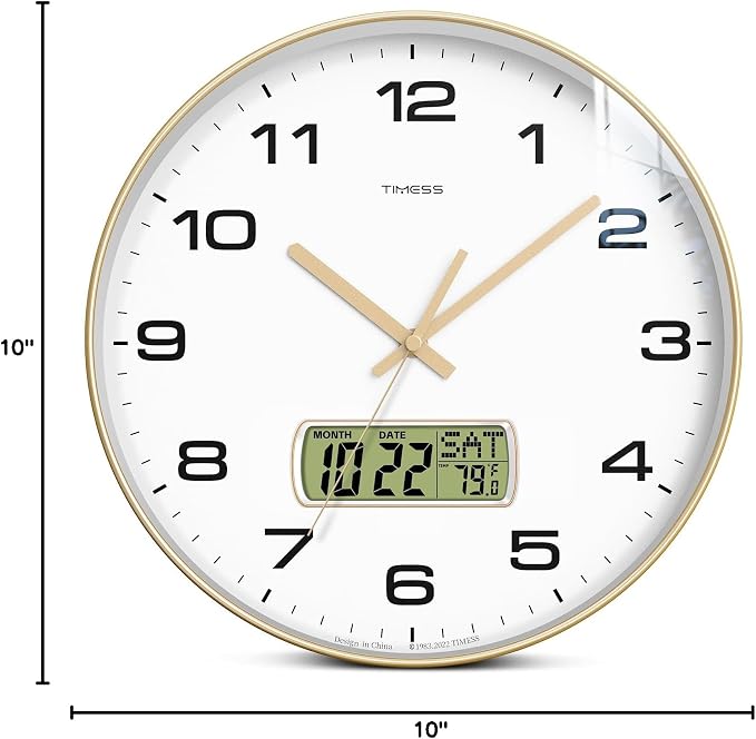 TIMESS Wall Clock, Ideal Modern Home, Office Decor - Image 6