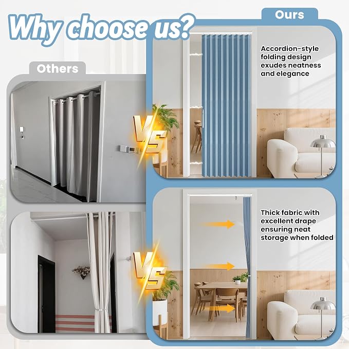 AJAZZ Blackout Accordion Door - Image 2
