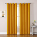 ChrisDowa Room Darkening Curtains 90 Inches Long 2 Panels Set by ChrisDowa
