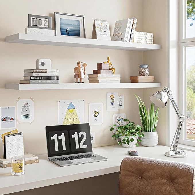 Fixwal Floating Shelves for Wall, Bathroom and Kitchen, for Storage, Room Decor - Image 6