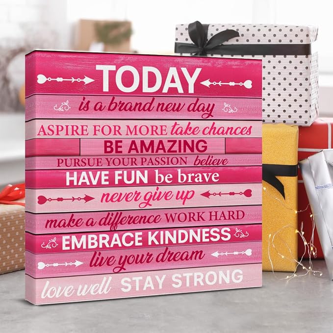 Pink Wall Decor, Inspirational Office Wall Art - Image 7