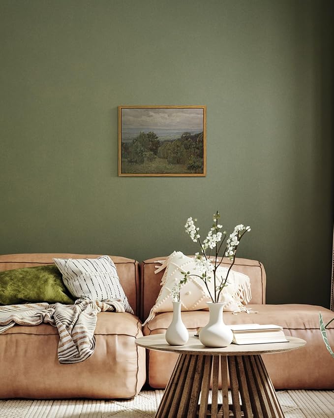 InSimSea Framed Canvas Wall Art, Vintage Landscape Art - Image 3
