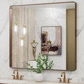 LOAAO 40”X36” Bronze Bathroom Mirrors by LOAAO