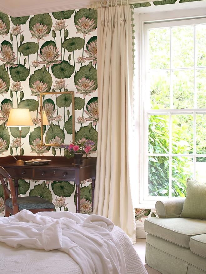 Orainege Floral Wallpaper Peel and Stick Floral Contact Paper Boho - Image 6