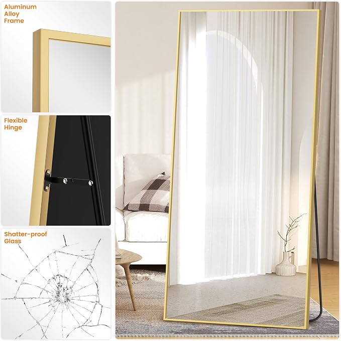 TRAHOME Full Length Mirror, Living Room, Dressing Room - Image 8