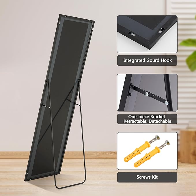 Simple Deluxe Full Length Mirror, - Image 5