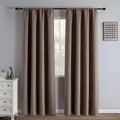 IGEMAEVE Blackout Curtains 84 Inch Length 2 Panels Set, Rod Pocket Energy by IGEMAEVE