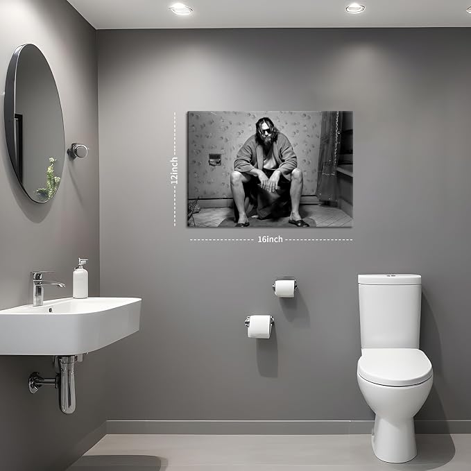 Funny Bathroom Wall Decor for Room Aesthetics - Image 3