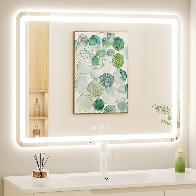 40" x 30" Led Bathroom Mirror by Lmsedf