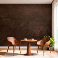 Coffee Brown Peel and Stick Wallpaper Concrete 16''x354'' Caramel Limewash by Bumoo