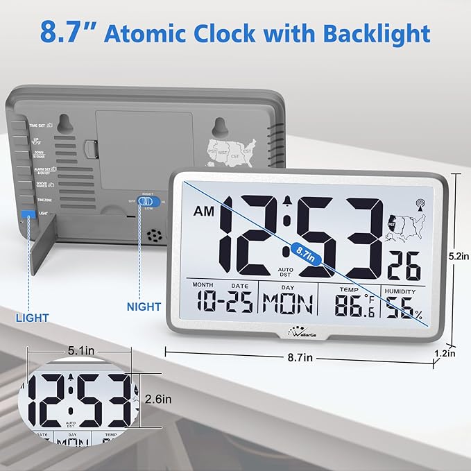 WallarGe Atomic Wall Clock - Image 2