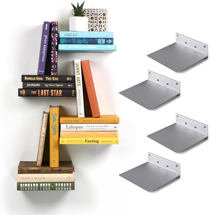 xympo Floating Invisible Bookshelf Wall Mounted by xympo
