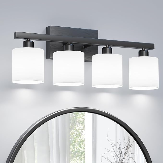 PARTPHONER Bathroom Light Fixtures, Bathroom Lighting Fixtures Over Mirror by PARTPHONER