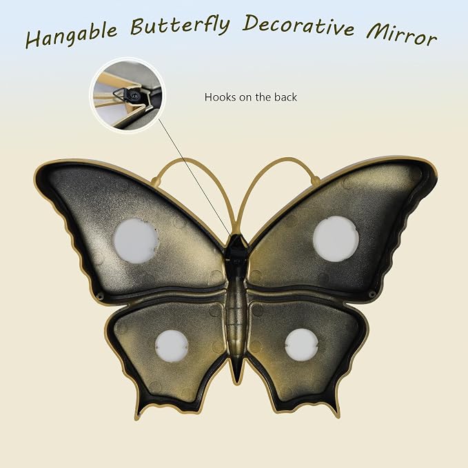 Decorative Butterfly Wall Mirror - Image 6