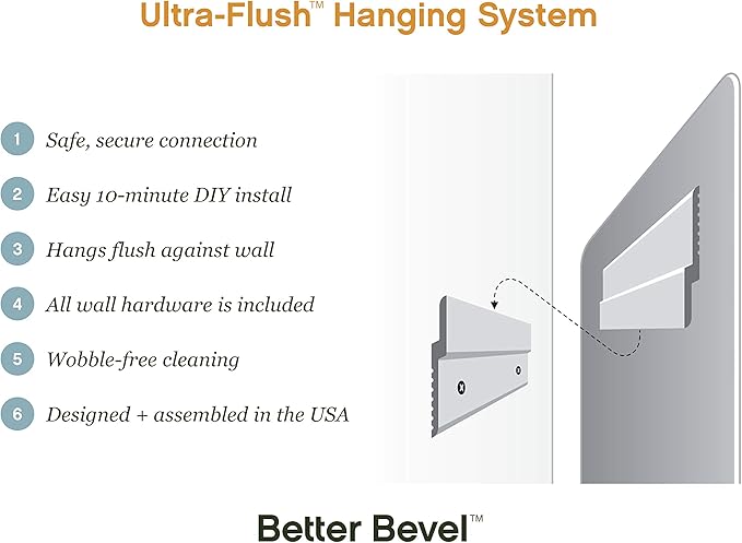 Better Bevel Frameless Round Mirror - Image 8