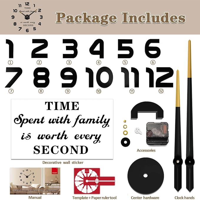 VANGOLD Wall Clock for Living Room Decor - Image 5