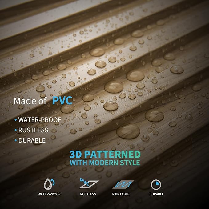 Art3d 6-Pack Slat Design 3D Wall Panels - Image 6