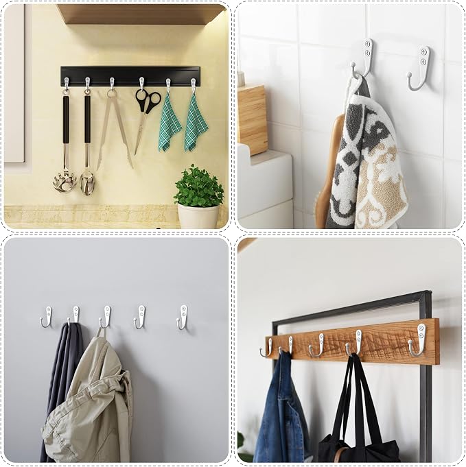 ZAYBOD Coat Hooks for Wall, Decorative Hanging Hooks for Coats, and Bags - Image 2