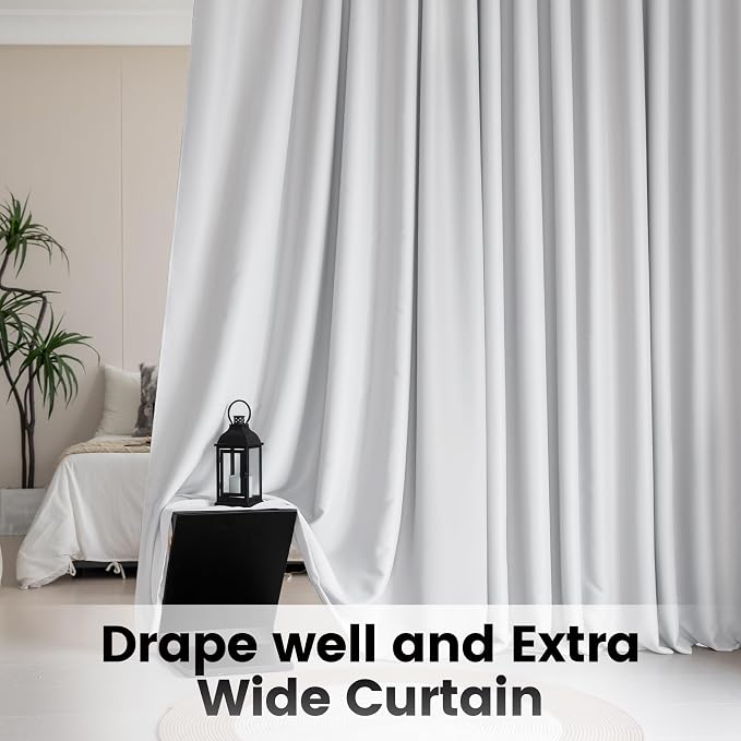 Room Divider Blackout Ceiling Track Curtains - Image 3