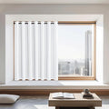 NICETOWN White Blackout Curtains 72 inches Long, Grommet Privacy Window by NICETOWN