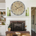 EMAX HOME 24 Inch Large Farmhouse Wall Clock by EMAXHOME
