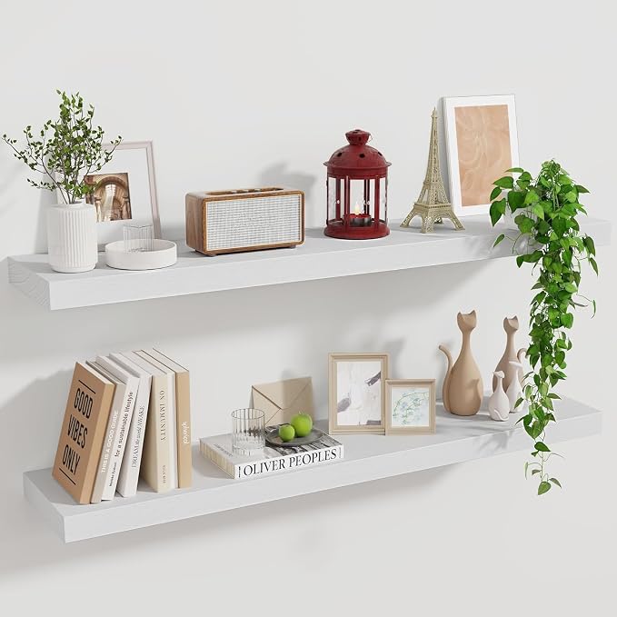 Marsmiles Wood Floating Shelves by Marsmiles