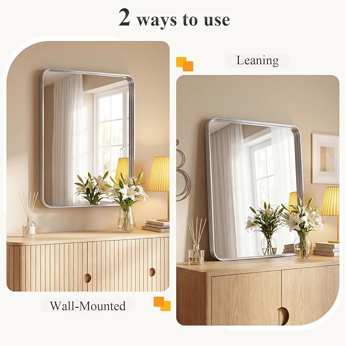 NEWBULIG 32X48 Inch Bathroom Mirror - Image 6