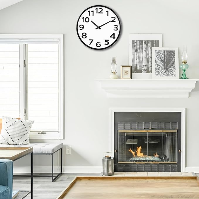 Crosstime 20 Inch Large Wall Clock - Image 2