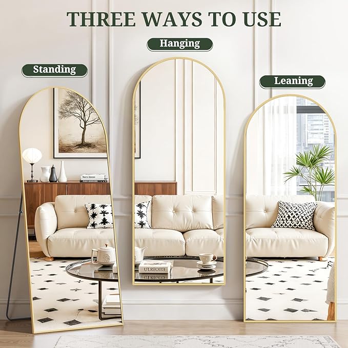 Mirror Full Length 64"x21" Full Body Floor Mirror - Image 6
