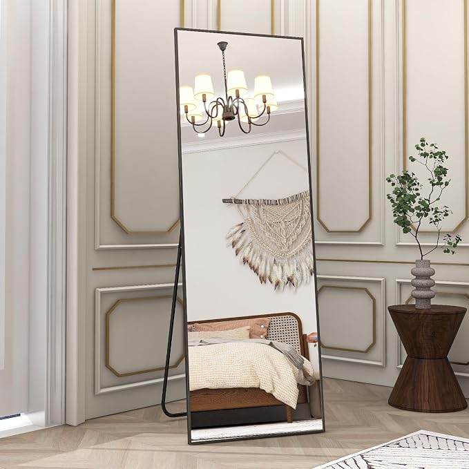 BEAUTYPEAK Full Length Mirror 64"x21" Nano Glass, Standing Rectangle Floor - Image 8