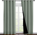 NICETOWN 100% Blackout Window Curtain Panels, Cold and Full Light Blocking by NICETOWN