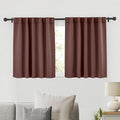RYB HOME Blackout Curtains for Bedroom, Small Windows Shades Thermal Insulating by RYBHOME