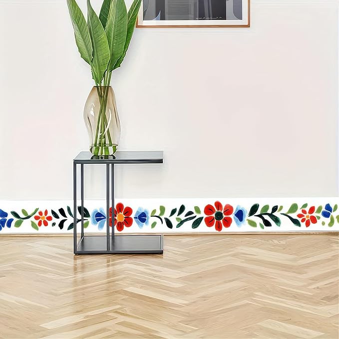 HOMETITUTE Wallpaper Border 4x196 Inch Peel and Stick Wall Border Wallpaper - Image 3