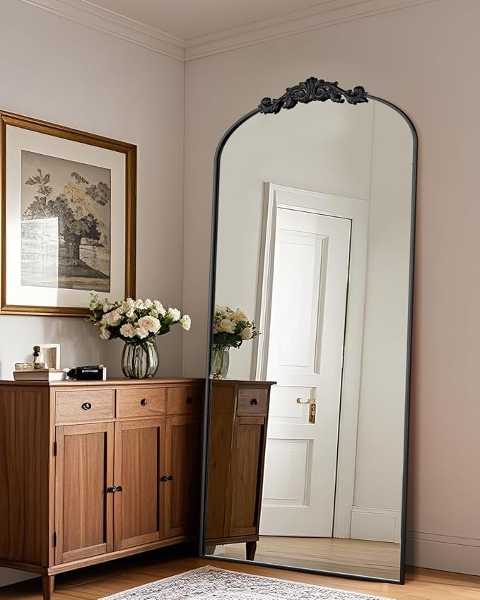 Antok Arched Full Length Mirror, Full Body Mirrors - Image 2