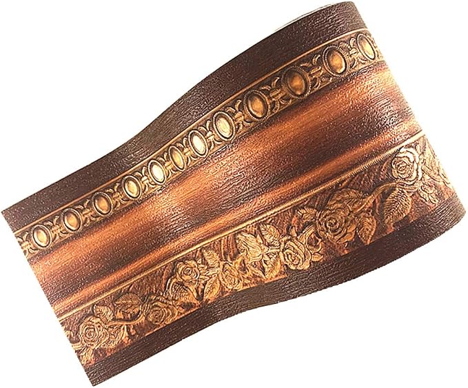 3D Wood Grain Self Adhesive Peel and Stick Waterproof Wall Border Easy to Apply - Image 4