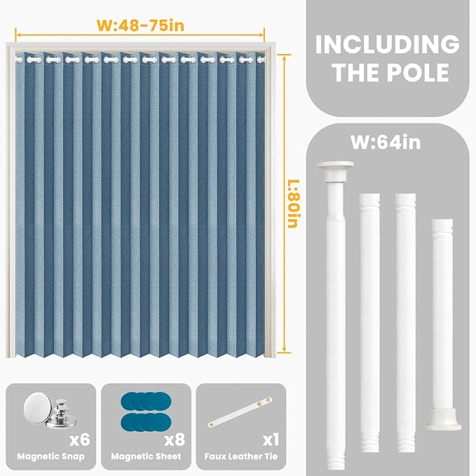 AJAZZ Blackout Accordion Door - Image 2