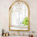 Arched Wall Mirror, Arch Bathroom Mirror, by HLFMVWE