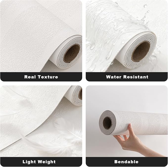 3D Wall Panels Peel and Stick – 23.82"x110" PVC Faux Texture, Self Adhesive - Image 6