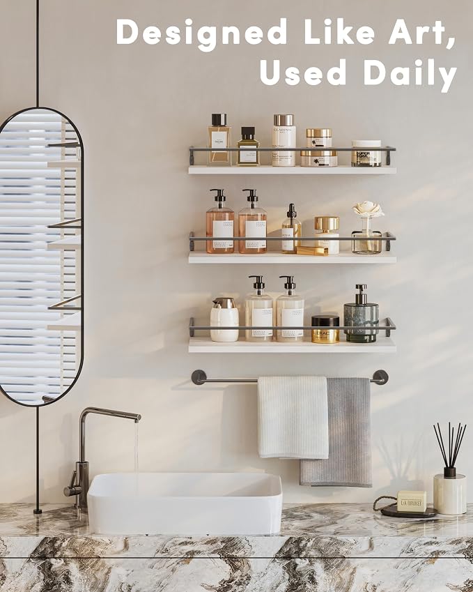 Onlysky Bathoom Shelves, Floaiting Shelves - Image 6