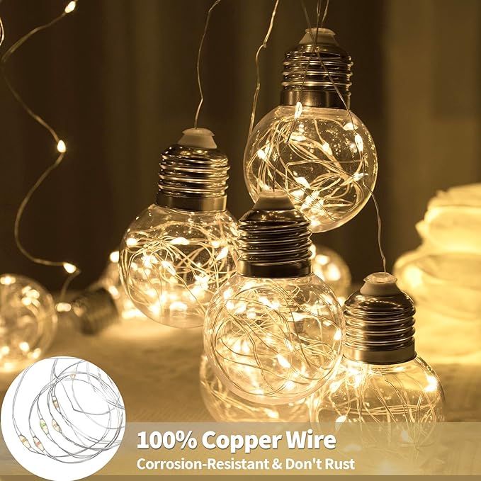 YOLIGHT Wishing Ball Curtain Lights 200 LED Window Curtain String Lights - Image 5