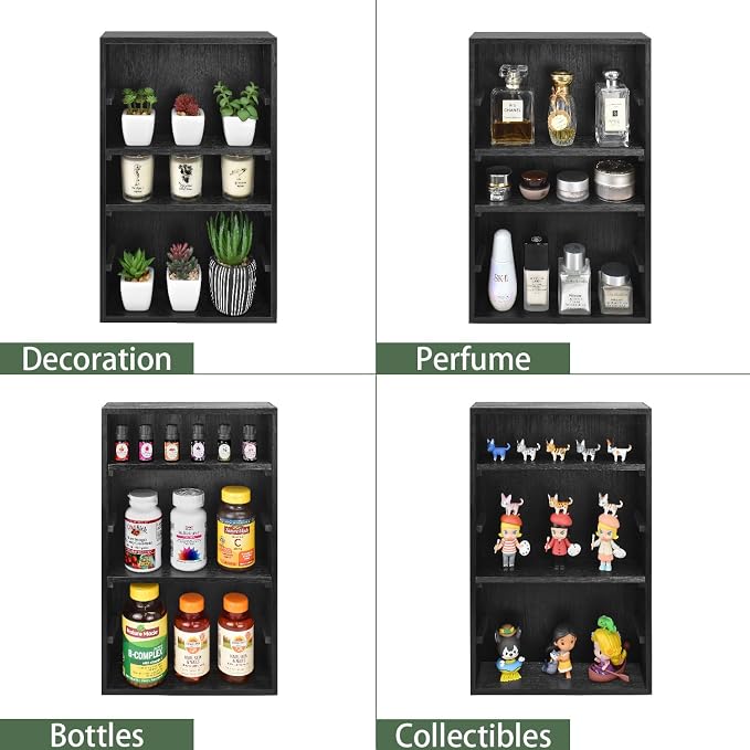 Ikee Design Wooden Wall-Mounted Display Shelves Rack - Image 7