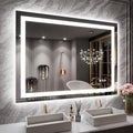 LOAAO 40X30 LED Bathroom Mirror by LOAAO
