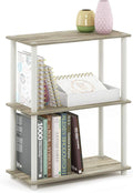 Furinno TURN-N-TUBE Storage Shelves, 3-Tier Book Shelf, Corner Shelf, Toolless by Furinno-FitsYourSpaceFitsYourBudget