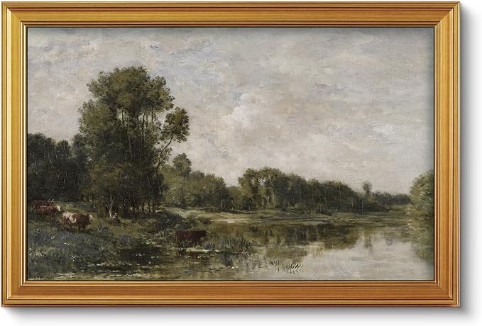 VIYYIEA Vintage Large Framed Wall Art by VIYYIEAART